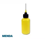 MENDA 35572, Антистатическая емкость с дозатором для флюса (20 GA, желтый, 60 мл)