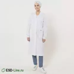 EZ-W130.11, Антистатический халат, женский, белый