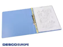 DescoEurope 238701, Антистатическая папка-регистратор (А4, корешок 40 мм, 2 кольца)