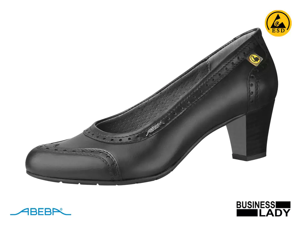 ABEBA 3990, Антистатические женские туфли, черные
