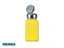 MENDA 35267, Антистатическая емкость с дозатором Pure-Touch Pump (желтый, 180 мл)
