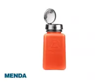 MENDA 35270, Антистатическая емкость с дозатором One-Touch Pump (оранжевый, 180 мл)
