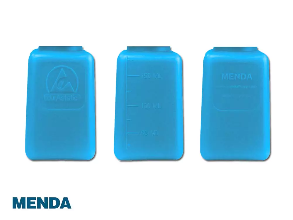 MENDA 35283, Антистатическая емкость с дозатором One-Touch Pump (синий, 180 мл)