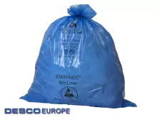 DescoEurope, Антистатические пакеты для мусора (синий, 100 шт/упак.)