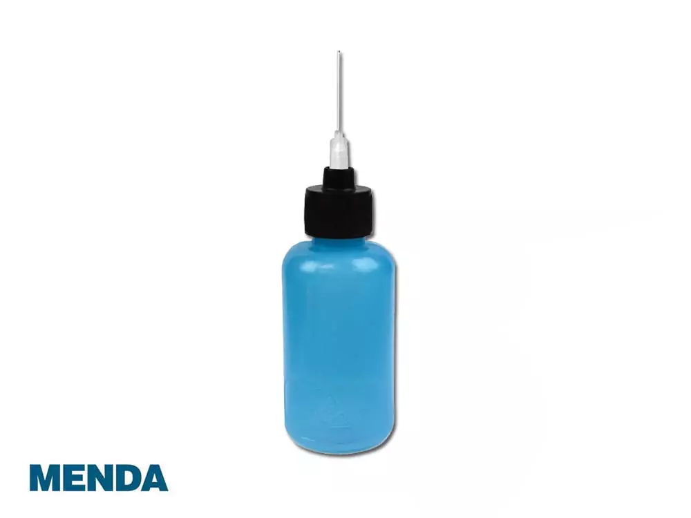 MENDA 35563, Антистатическая емкость с дозатором для флюса (26 GA; синий, 60 мл)