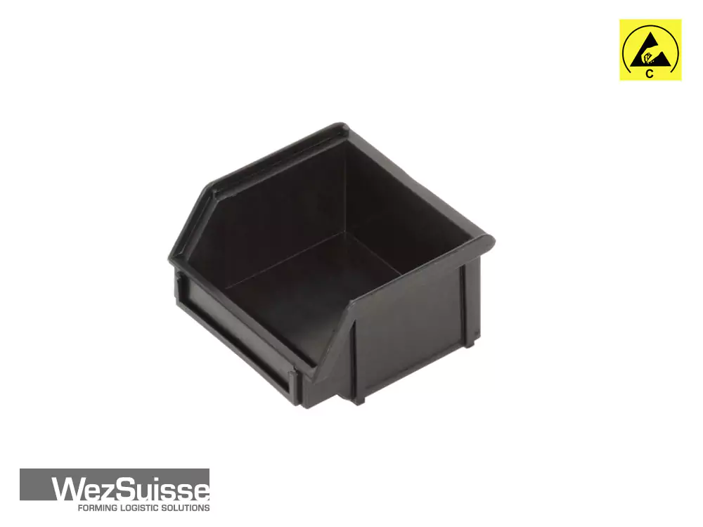WEZ CB-6-MC, Лоток (ячейка) антистатический, серия Classicbox Black (95x100x50 мм)