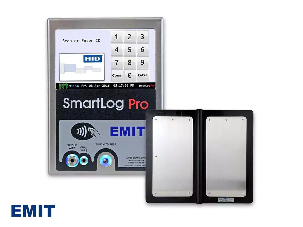 EMIT 50780, Тестер-стенд SmartLog Pro® проверки ESD браслетов и обуви (Proximity and Barcode)
