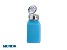 MENDA 35286, Антистатическая емкость с дозатором Pure-Take Locking Pump (синий, 180 мл)