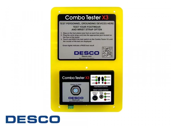 DESCO 19270, Тестер-стенд Combo Tester X3 проверки браслетов и обуви