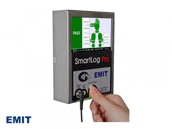 EMIT 50780, Тестер-стенд SmartLog Pro® проверки ESD браслетов и обуви (Proximity and Barcode)