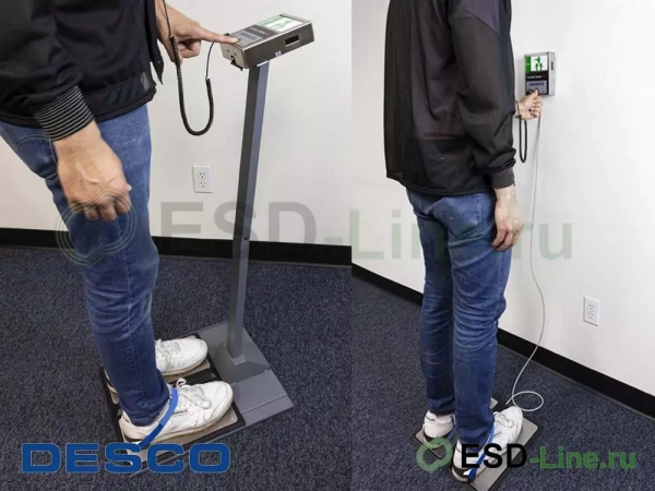 DESCO 19265, Тестер-стенд Combo Tester X3 Plus проверки браслетов и обуви