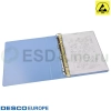 DescoEurope 238721, Антистатическая папка-регистратор (А4, корешок 55 мм, 4 кольца)