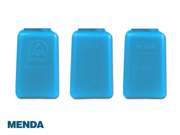 MENDA 35285, Антистатическая емкость с дозатором Pure-Touch Pump (синий, 180 мл)