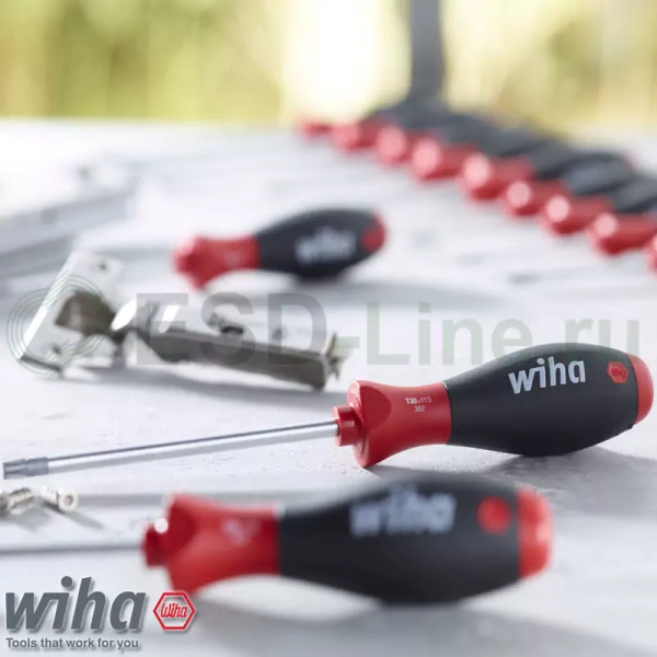 WIHA 26213, Торцевой ключ SoftFinish, с трехгранником M5x125 мм, серия 344