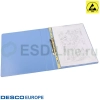DescoEurope 238701, Антистатическая папка-регистратор (А4, корешок 40 мм, 2 кольца)