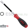 WIHA 372, Отвертка, торцевой ключ, с шестигранником, SoftFinish, гибкое жало