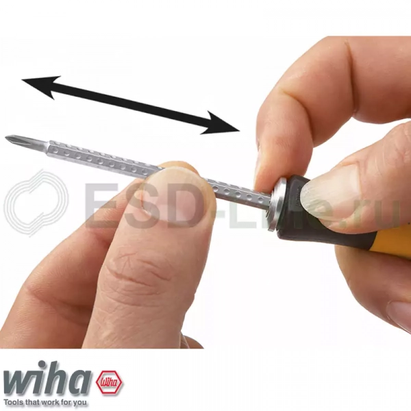 WIHA 26123, SYSTEM 4, Комбинированное жало TORX T3xT4, серия 269
