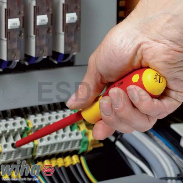 WIHA 00855, Торцевой ключ SoftFinish Electric, с шестигранником 5.0x125 мм, VDE и GS, серия 322
