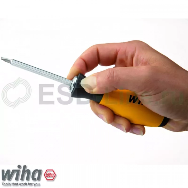 WIHA 30372, SYSTEM 6, Рукоятка SoftFinish-telescopic, серия 284