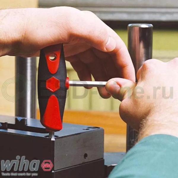WIHA 26248, Набор отверток с Т-образной рукояткой ComfortGrip, TORX (6 шт.), серия 364DS K6