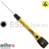 WIHA 273P ESD, Отвертка антистатическая WIHA PicoFinish ESD, с шестигранником