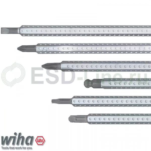 WIHA 30372, SYSTEM 6, Рукоятка SoftFinish-telescopic, серия 284
